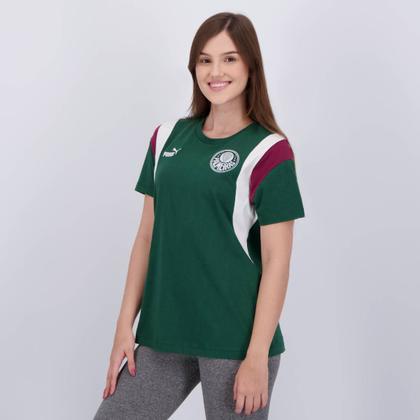 Imagem de Camisa Puma Palmeiras FTBL Archive Feminina Verde