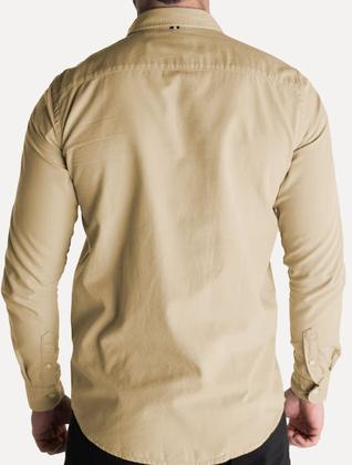 Imagem de Camisa Reserva Masculina Nova Paraty Caqui Escuro