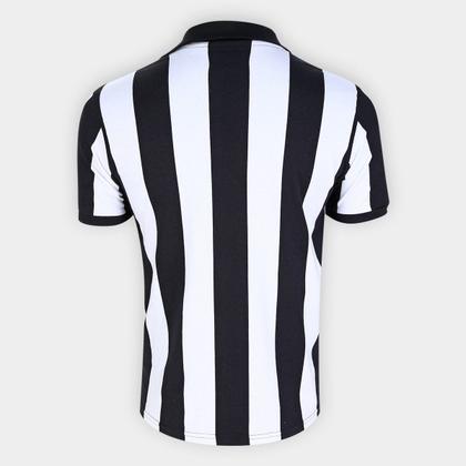 Imagem de Camisa Santos 1963 Bi Mundial Listrada Retrômania Masculina