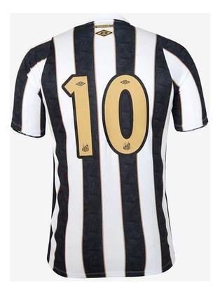 Imagem de Camisa Santos Jogo 2 2024 Oficial Umbro Nº 10 Masculina