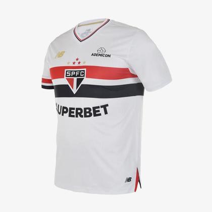 Imagem de Camisa São Paulo Masculina 2025 Home Torcedor C/ Patrocínios