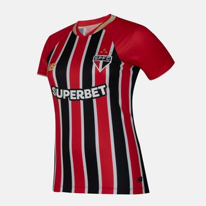 Imagem de Camisa São Paulo New Balance 2025 Uniforme 2 - Feminina