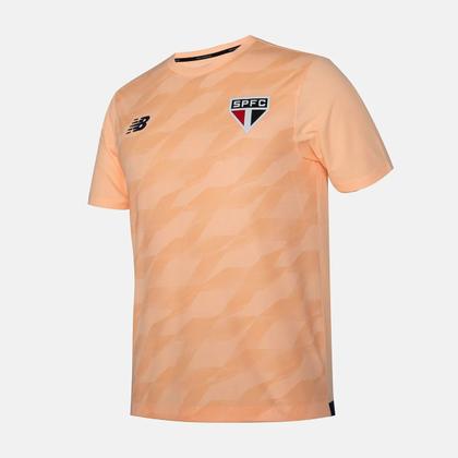 Imagem de Camisa São Paulo Treino2024 Laranja Neon New Balance Oficial