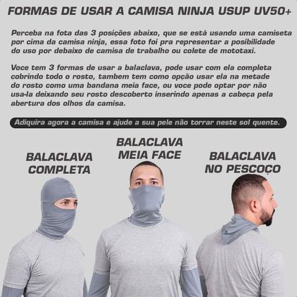 Imagem de Camisa Segunda Pele Manga Longa Térmica Proteção Uv Solar