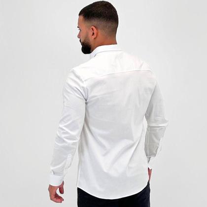 Imagem de Camisa Sibra Manga Longa Slim Masculina