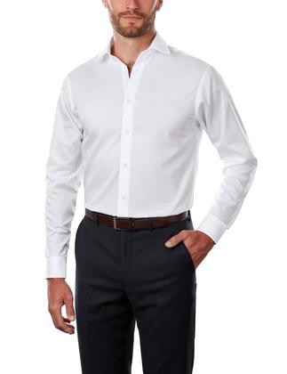 Imagem de Camisa social Calvin Klein Regular Fit Non Iron White Masculina