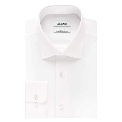 Imagem de Camisa social Calvin Klein Regular Fit Non Iron White Masculina