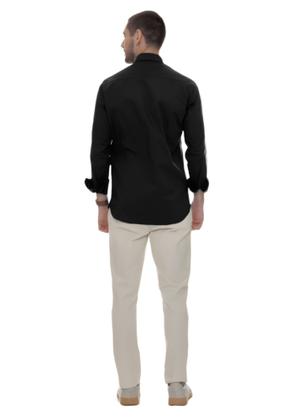 Imagem de Camisa Social Classic Slim Fit Yacht Master - Preto