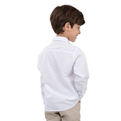 Imagem de Camisa Social Infantil Manga Longa Branca