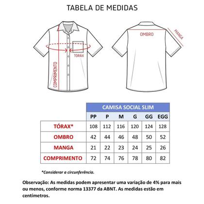 Imagem de Camisa social masculina manga curta - Cannes Slim