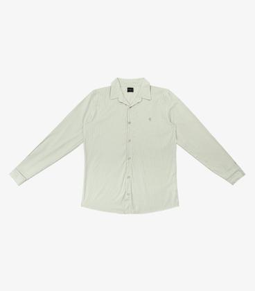 Imagem de Camisa Social Masculina Manga Longa Diametro Verde
