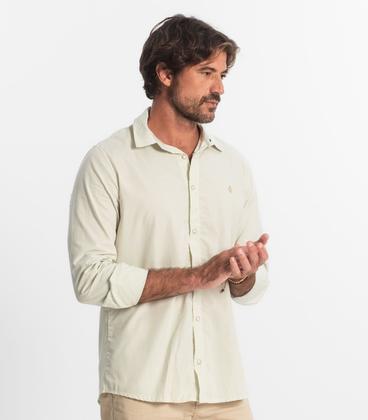 Imagem de Camisa Social Masculina Manga Longa Diametro Verde