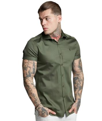 Imagem de Camisa Social  Masculino Slim Fit Premium Manga Curta