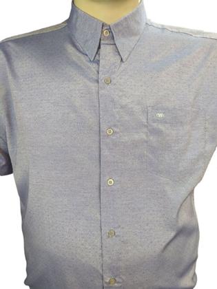 Imagem de Camisa Social Plus Size Manga curta 1952 com bolso