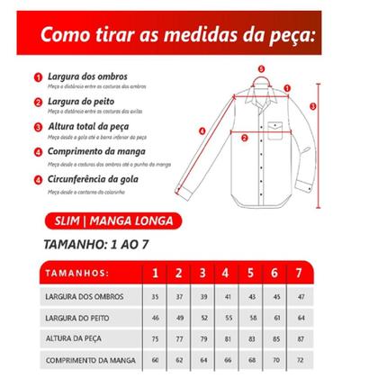 Imagem de Camisa Social Slim Com elastano Original Amil AZUL