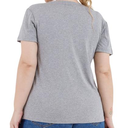 Imagem de Camisa T-shirts Plus Size Blusa Decote V Lisa 3013.6.C2