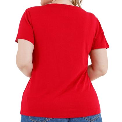 Imagem de Camisa T-shirts Plus Size Blusa Decote V Lisa 3013.6.C2