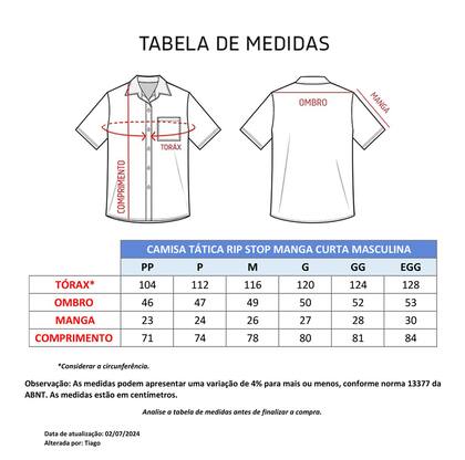 Imagem de Camisa Tática Masculina Rip Stop