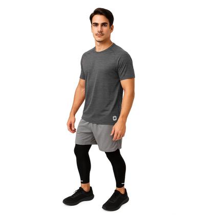 Imagem de Camisa Térmica DryFit Masculina Anti Suor Proteção Solar Treino Corrida