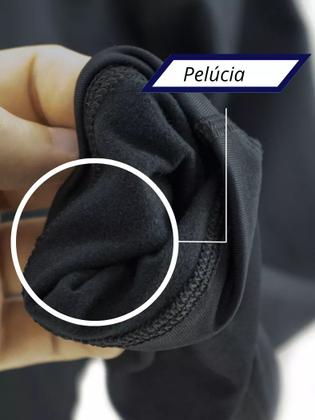 Imagem de Camisa Térmica Feminina Peluciada Manga Longa Segunda Pele Com Proteção UV 50+ Ideal Para Inverno Blusa Flanelada