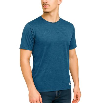 Imagem de Camisa Térmica Masculina DryFit Anti Suor Proteção Solar UV50+ Treino