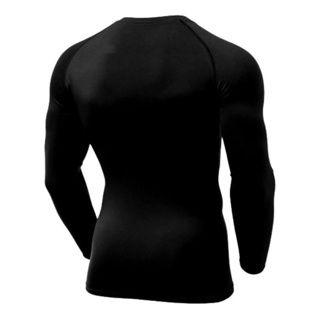 Imagem de Camisa Térmica Masculina Proteção Uv 50+ Segunda Pele Camiseta Blusa Malha Fria Academia Manga Longa F7 NEW STYLE