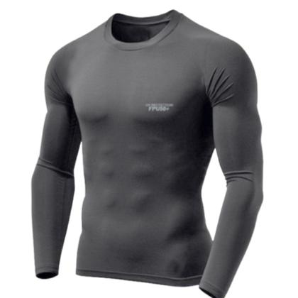 Imagem de Camisa Térmica Masculina Uv 50+ Segunda Pele Camiseta Blusa Malha Fria 