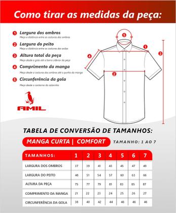Imagem de Camisa Xadrez LBL Masculina Manga Curta Com Bolso Elegante 3038