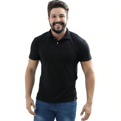 Imagem de Camisas Camiseta Polo Masculino Alta Qualidade Várias Cores