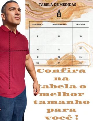 Imagem de Camisas Camiseta Polo Masculino Alta Qualidade Várias Cores