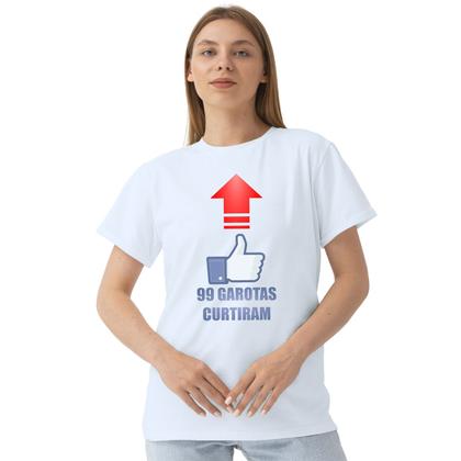 Imagem de Camiseta 99 Garotas Curtiram Camisa Personalizada Blusa Adulto Algodão com Poliéster