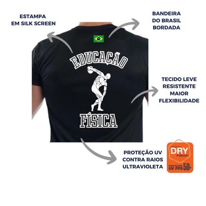 Imagem de Camiseta Academia Treino Dry Fit Educação Física