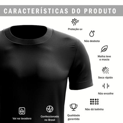 Imagem de Camiseta Academia Treino Dry Fit Educação Física