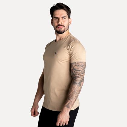 Imagem de Camiseta Acostamento Wolf Casual Bege