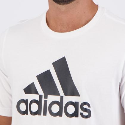 Imagem de Camiseta Adidas Basic BOS Branca e Preta