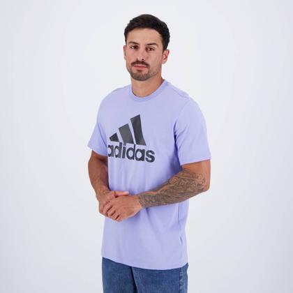 Imagem de Camiseta Adidas Big Logo Azul Claro