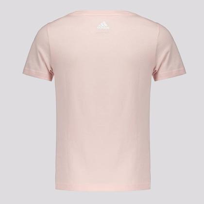 Imagem de Camiseta Adidas Logo Linear Juvenil Rosa