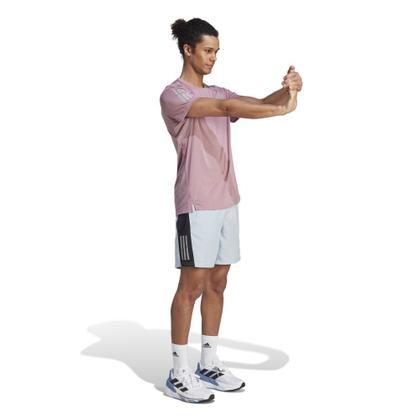 Imagem de Camiseta Adidas Own The Run Cor: Rosa - Tamanho: G