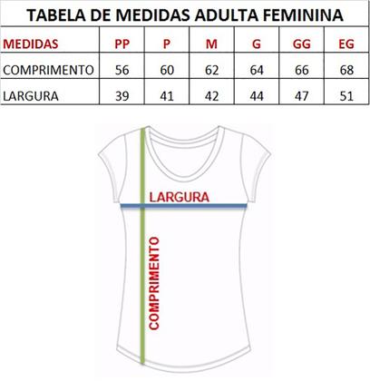 Imagem de Camiseta Adulta Feminina Brasil