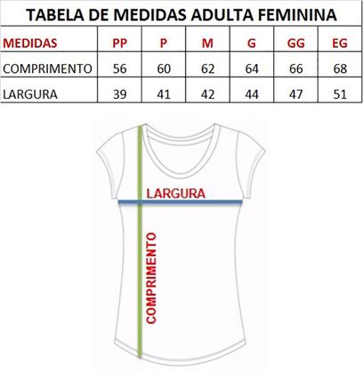 Imagem de Camiseta Adulta Feminina Listrada Branca Azul