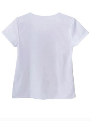 Imagem de Camiseta Adulta Feminina Plus Size Brasil Coração