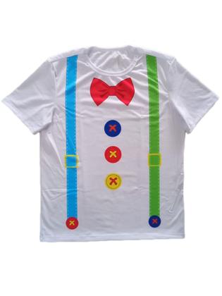 Imagem de Camiseta Adulta Masculina Manga Curta Palhacinho