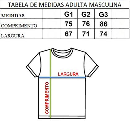 Imagem de Camiseta Adulta Masculina Plus Size Brasil