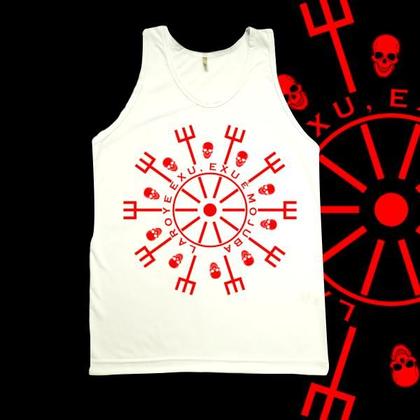 Imagem de Camiseta Adulto - Mandala vermelha Laroye Exu