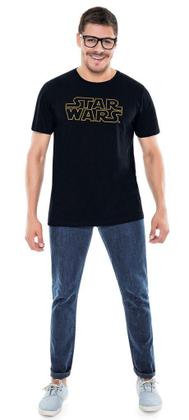 Imagem de Camiseta Adulto Masculino Star Wars Preta - Fakini