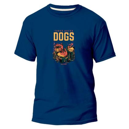 Imagem de Camiseta Algodão Básica Premium Estampa Digital Astro Dogs