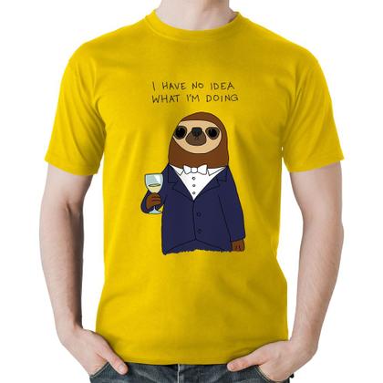 Imagem de Camiseta Algodão I have no idea what I am doing - Foca na Moda