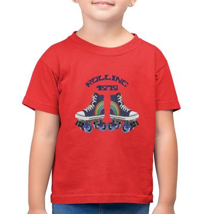 Imagem de Camiseta Algodão Infantil Rolling 1979 - Foca na Moda