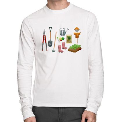 Imagem de Camiseta Algodão Jardinagem Paisagista Manga Longa - Foca na Moda