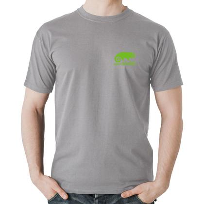 Imagem de Camiseta Algodão openSUSE Linux - Foca na Moda